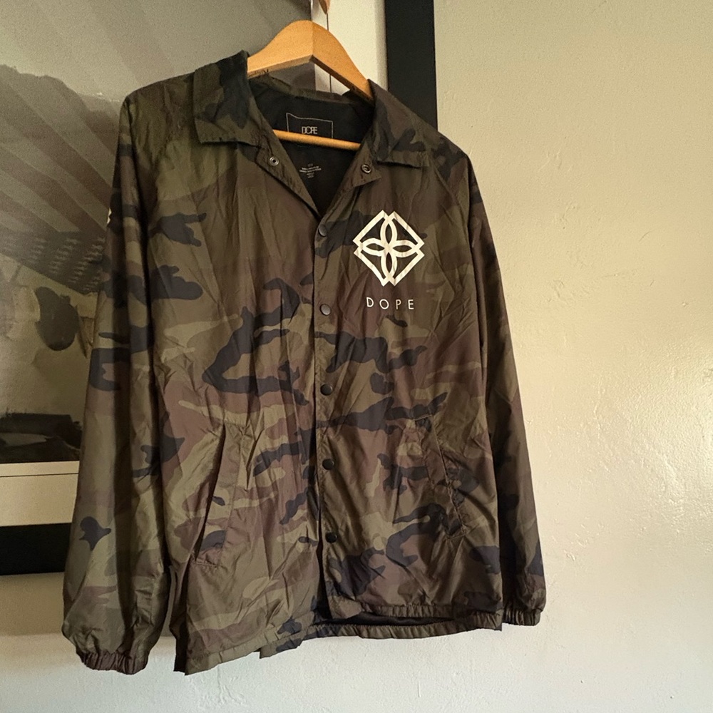 DOPE Black Nylon Jacket
